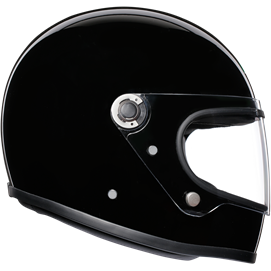 AGV X3000 Motorcycle Helmet - Mono Black Full Face Helmet for Street & Racing Bikes - DOT & ECE Certified - Lightweight & Aerodynamic Design for Comfort & Safety