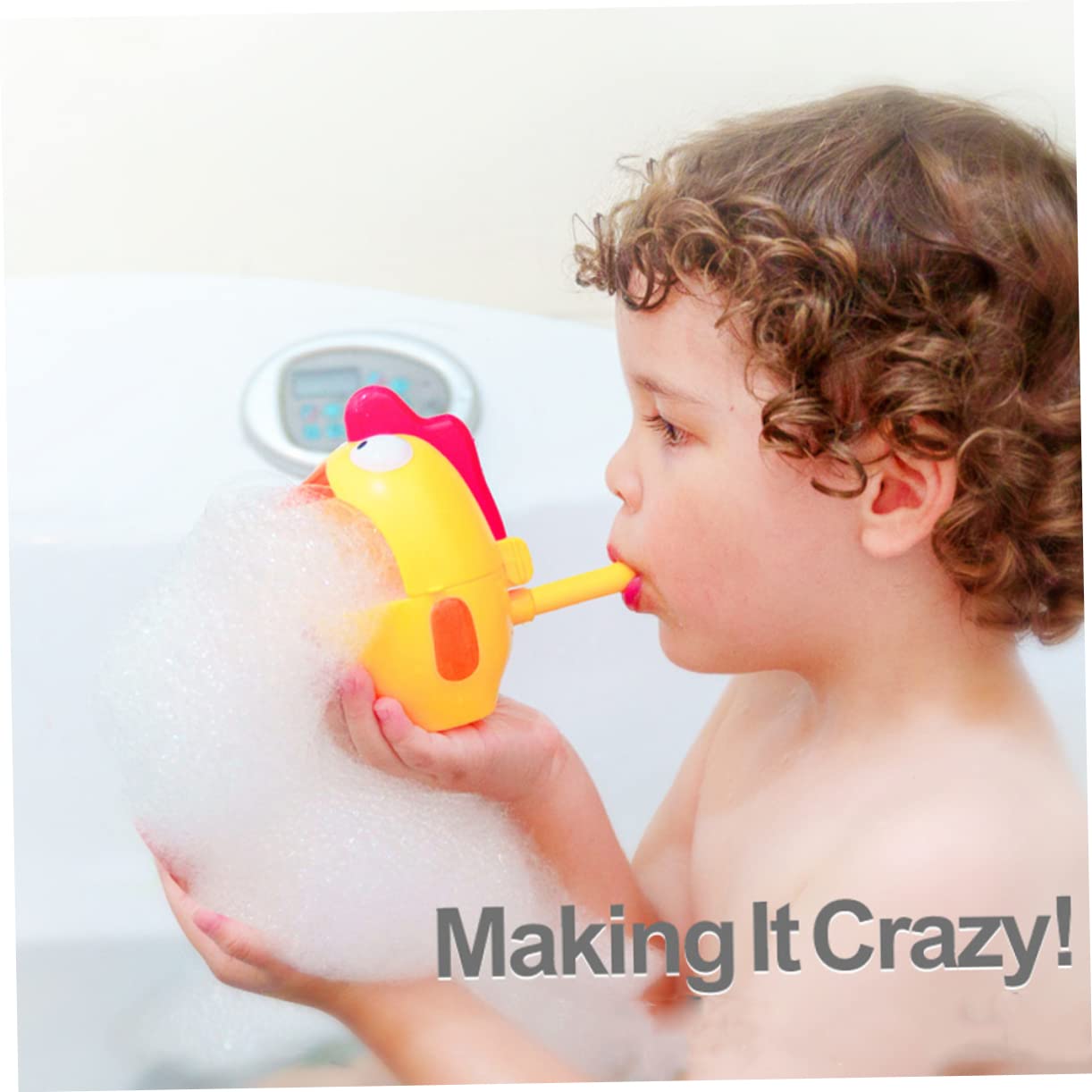 HEMOTON Bubble Machine Bath Toys for Kids - Fun Bubble Blower Bath Accessories for Toddlers & Children | Perfect for Bathtime Play & Sensory Development