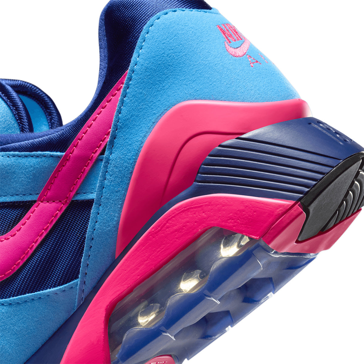 Nike Air 180 'University Blue Hyper Pink' Retro Running Shoes - Men's Basketball Sneakers for Casual Wear & Street Style Fashion