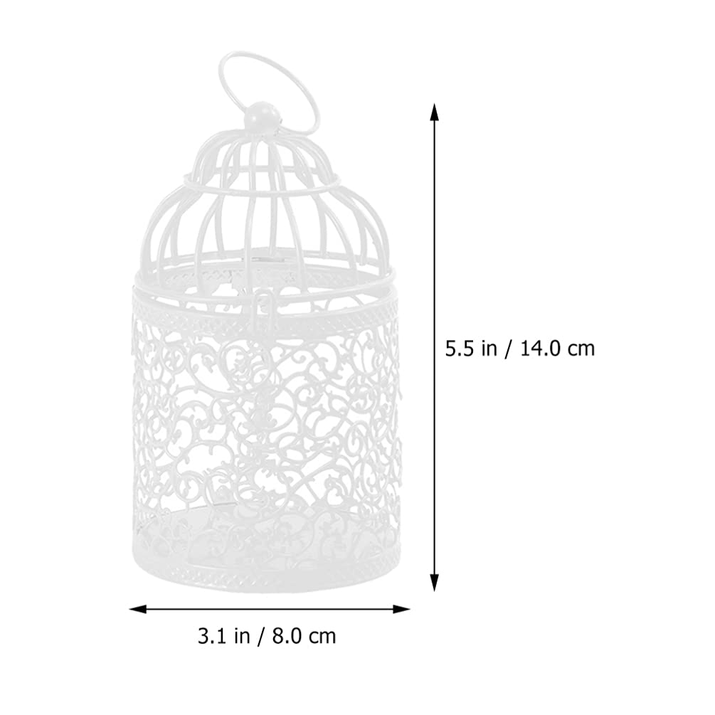 OSALADI 2-Pack Decorative Iron Candle Holders - Hollow Metal Candle Stand for Table Centerpiece, Wedding, Home Decor & Romantic Ambiance