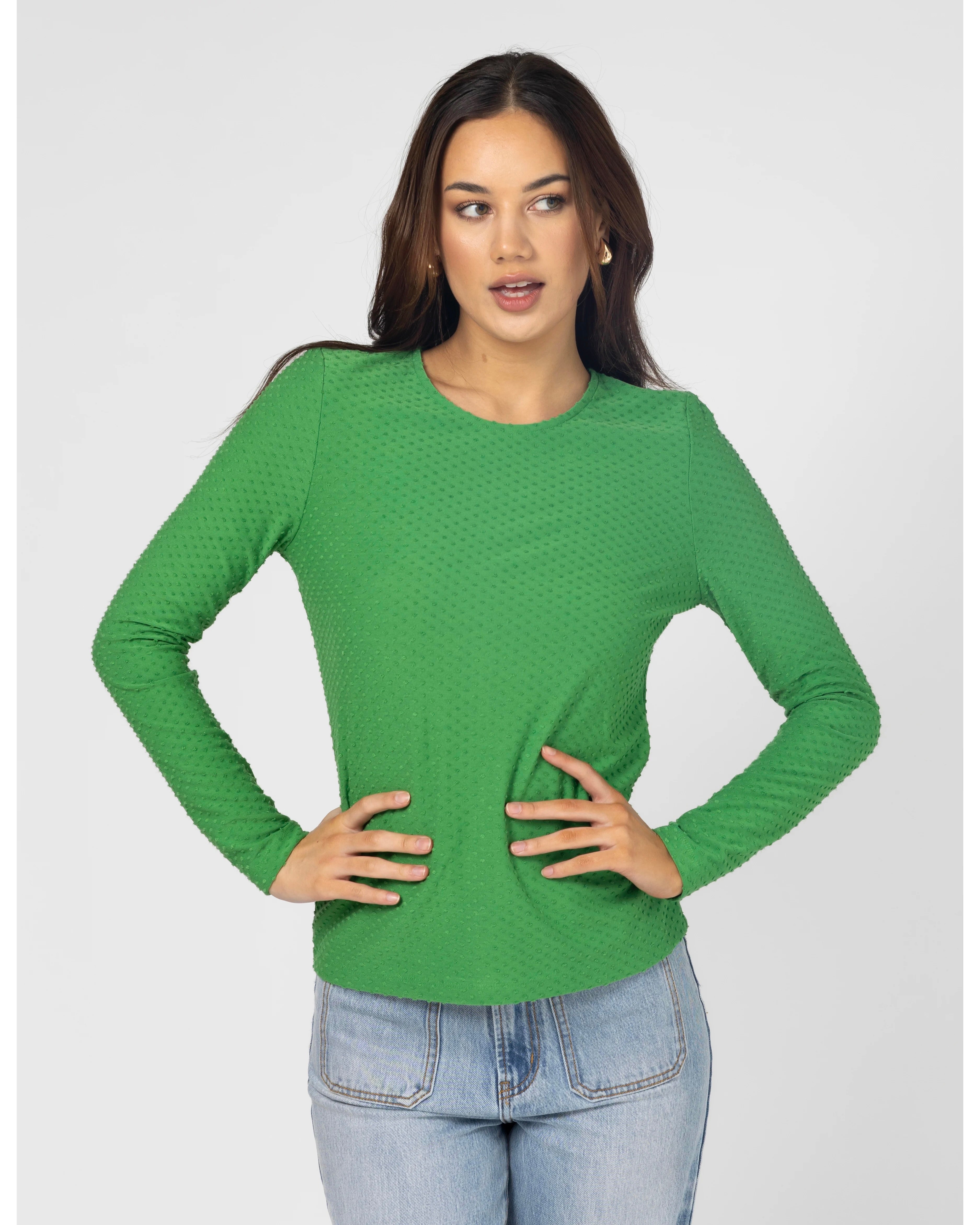 Emerald Green Holiday Top for Women - Elegant Party Blouse for Christmas & New Year Celebrations | Perfect for Festive Gatherings, Office Parties & Special Occasions