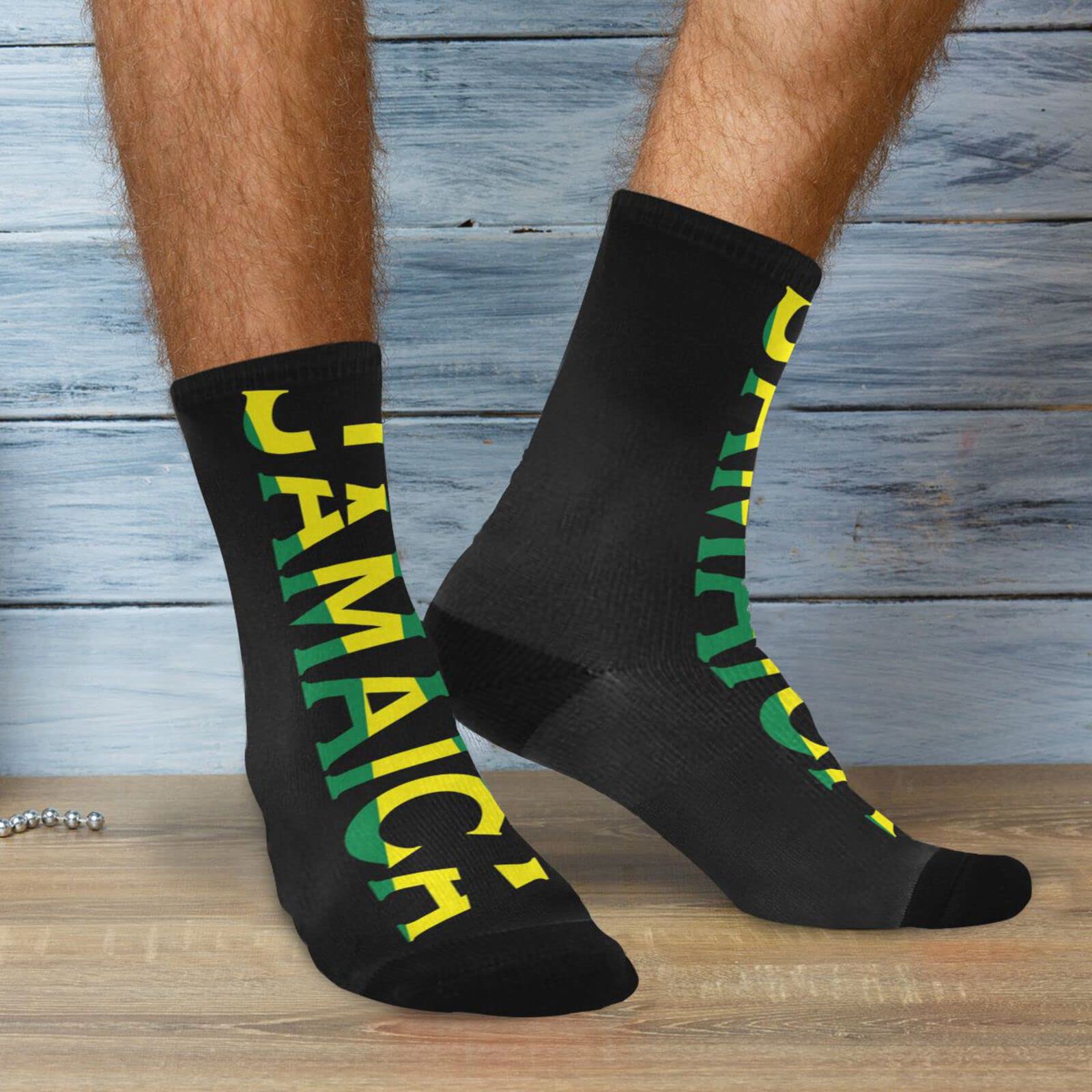 Men's Dress Crew Socks - Cushioned Athletic Casual Socks with Fun Patterns - Novelty Gift for Men - Perfect for Office, Sports & Everyday Wear