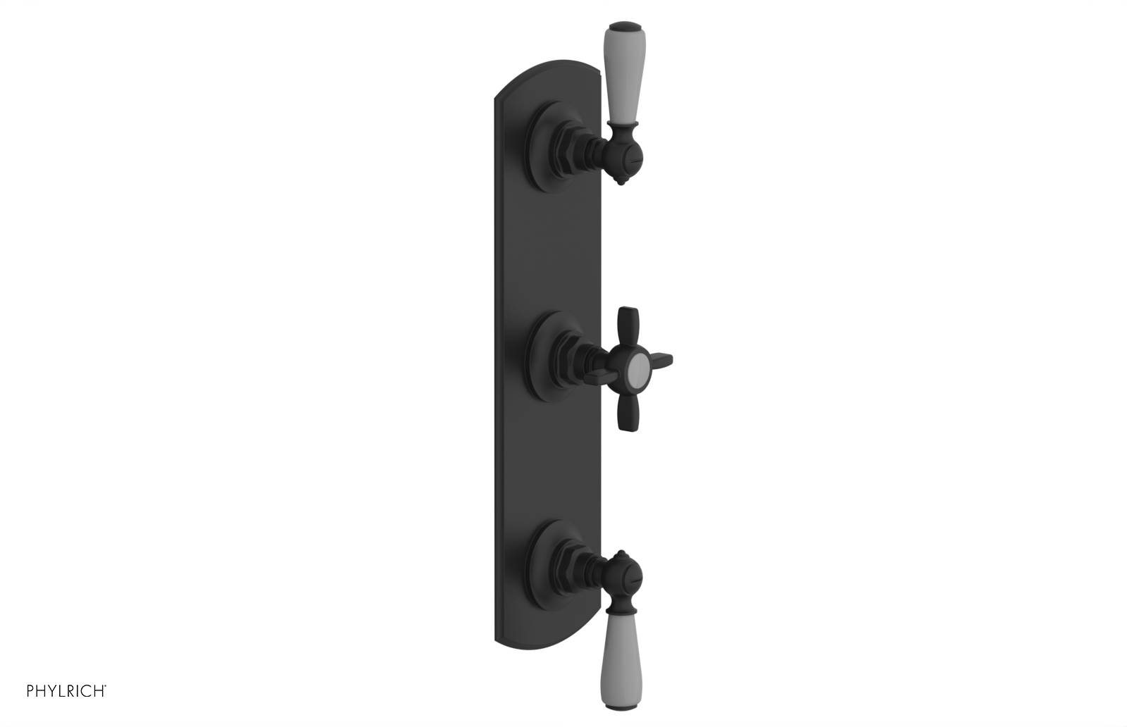 Jamestown Thermostatic Shower Valve with Dual Volume Control - Grey Accents (Model 4-740) for Bathroom & Spa Renovation