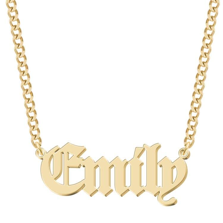 5-Name Necklace Curb