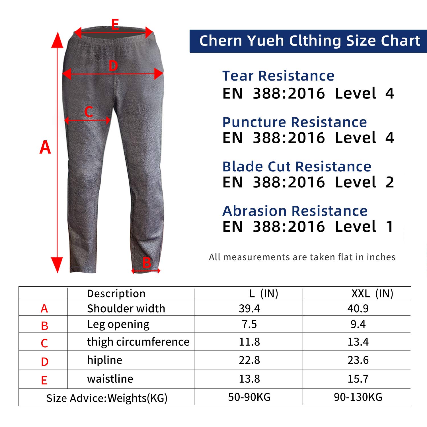 Cut Resistant Long Sleeve Shirt - Level A3 Protection, Grade 5 Abrasion Resistant Safety Wear for Work & Outdoor Activities | Anti-Scratch, Anti-Stab, Anti-Fouling & Shatterproof Gray Workwear for Construction, Gardening & Industrial Use