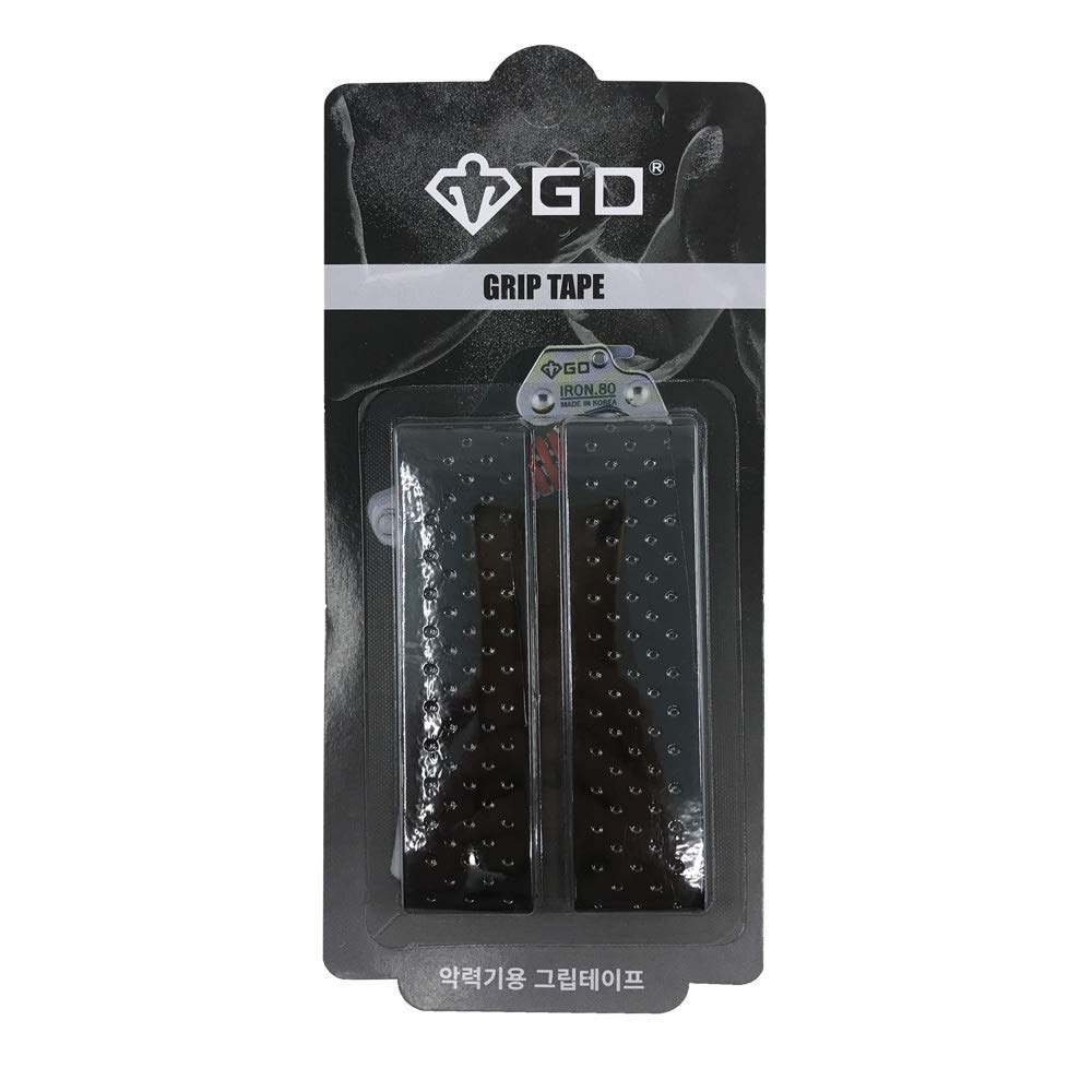GD Adjustable Hand Grip Strengthener - Iron Grip 80 (55-176 lb) with Black Grip Tape - Wrist & Forearm Trainer for Strength Training, Home Gym, Office, and Rehabilitation Workouts