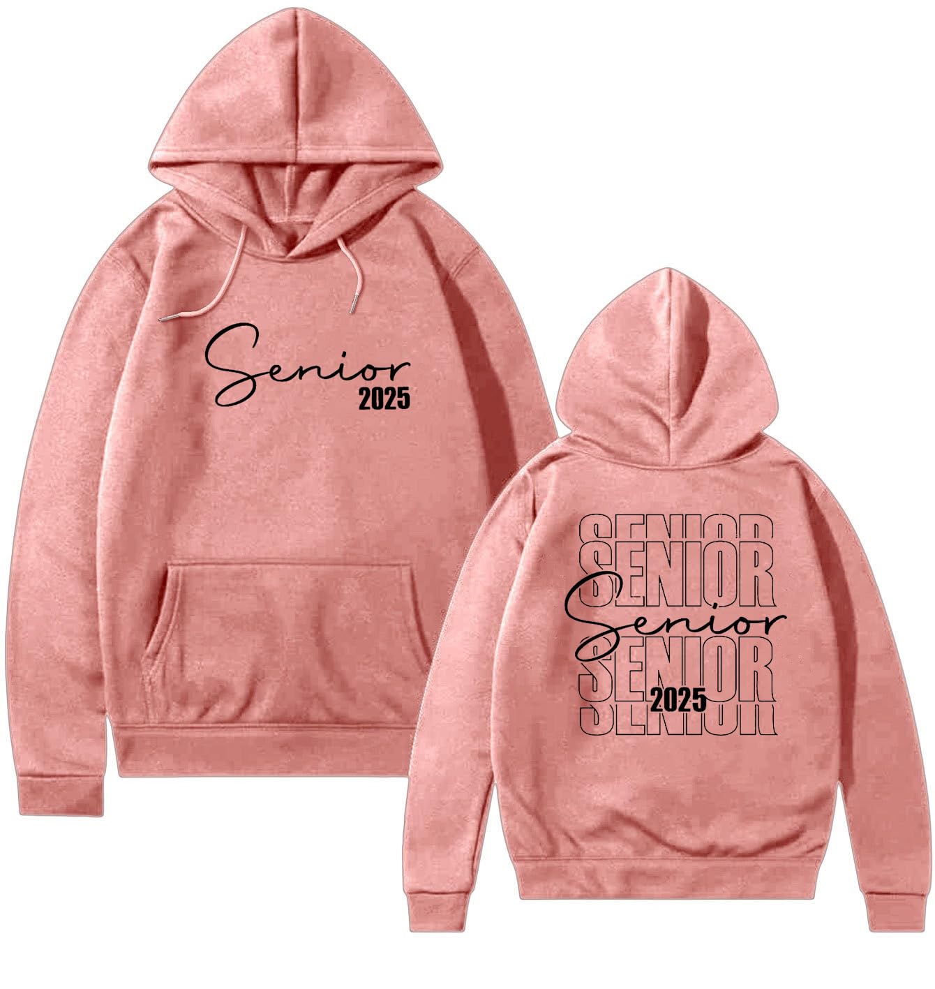 Class of 2025 Hoodies for Women - Graduation Sweatshirt with Pocket, Long Sleeve Pullover Top - Perfect Senior Gift & School Spirit Wear for 2025 Graduates