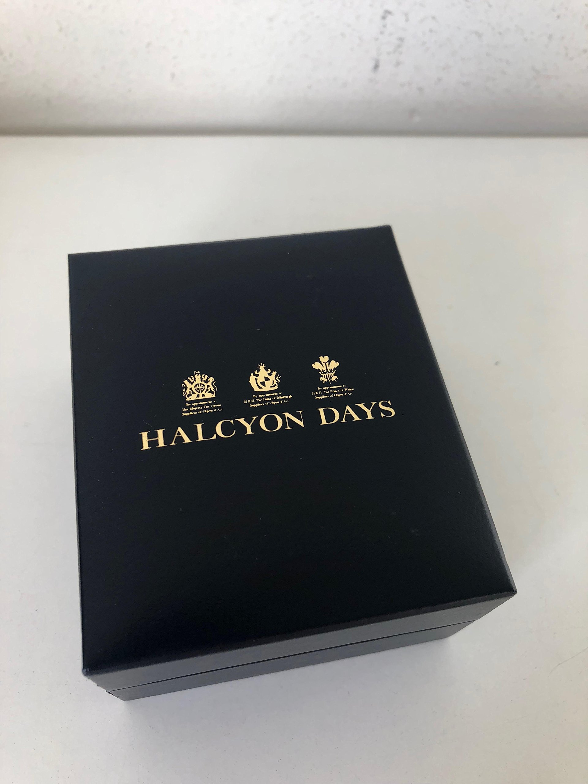 Halcyon Days 2018 Happy Birthday Enamel Box ENHB181201G - Elegant Gift for Birthdays, Anniversaries & Special Occasions