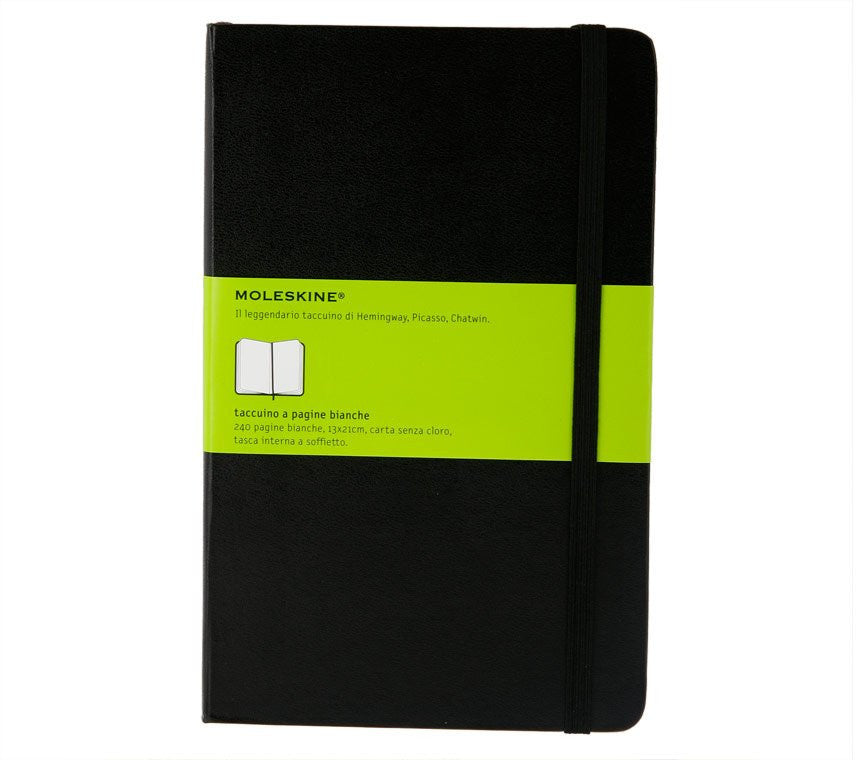 Moleskine Classic Plain Notebook - Hard Cover, Large (5