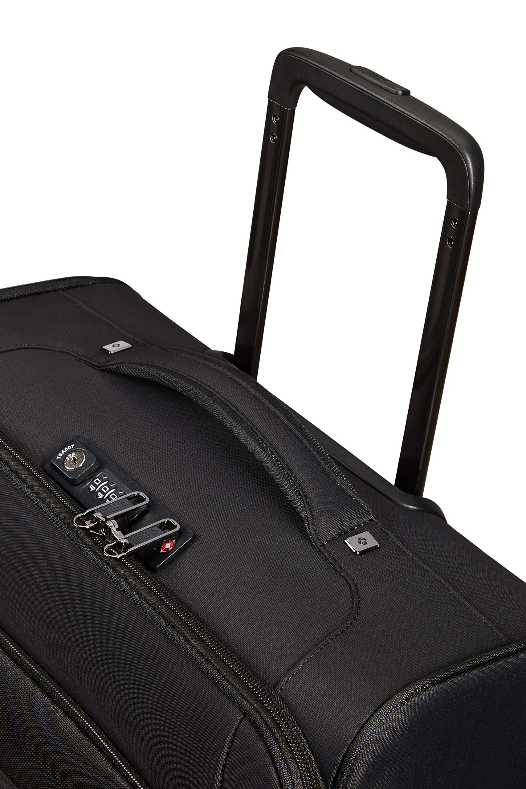 Samsonite Airea Spinner S 55cm Carry-On Luggage 41L Black Expandable Suitcase for Business Travel & Weekend Getaways - Lightweight Durable Hardshell with 360° Spinner Wheels, TSA Lock & Packing Organizer