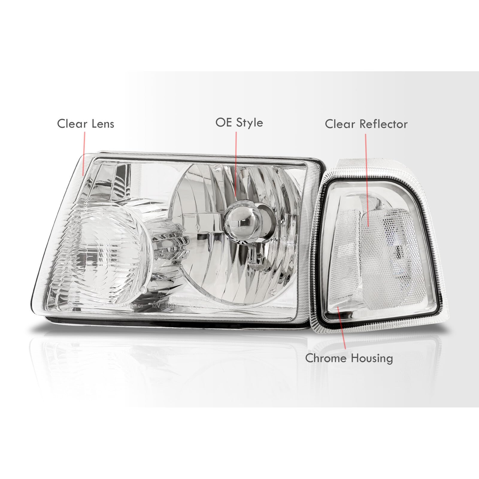 Ford Ranger Headlights & Bumper Lamps (2001-2011) - Off-Road & Night Driving