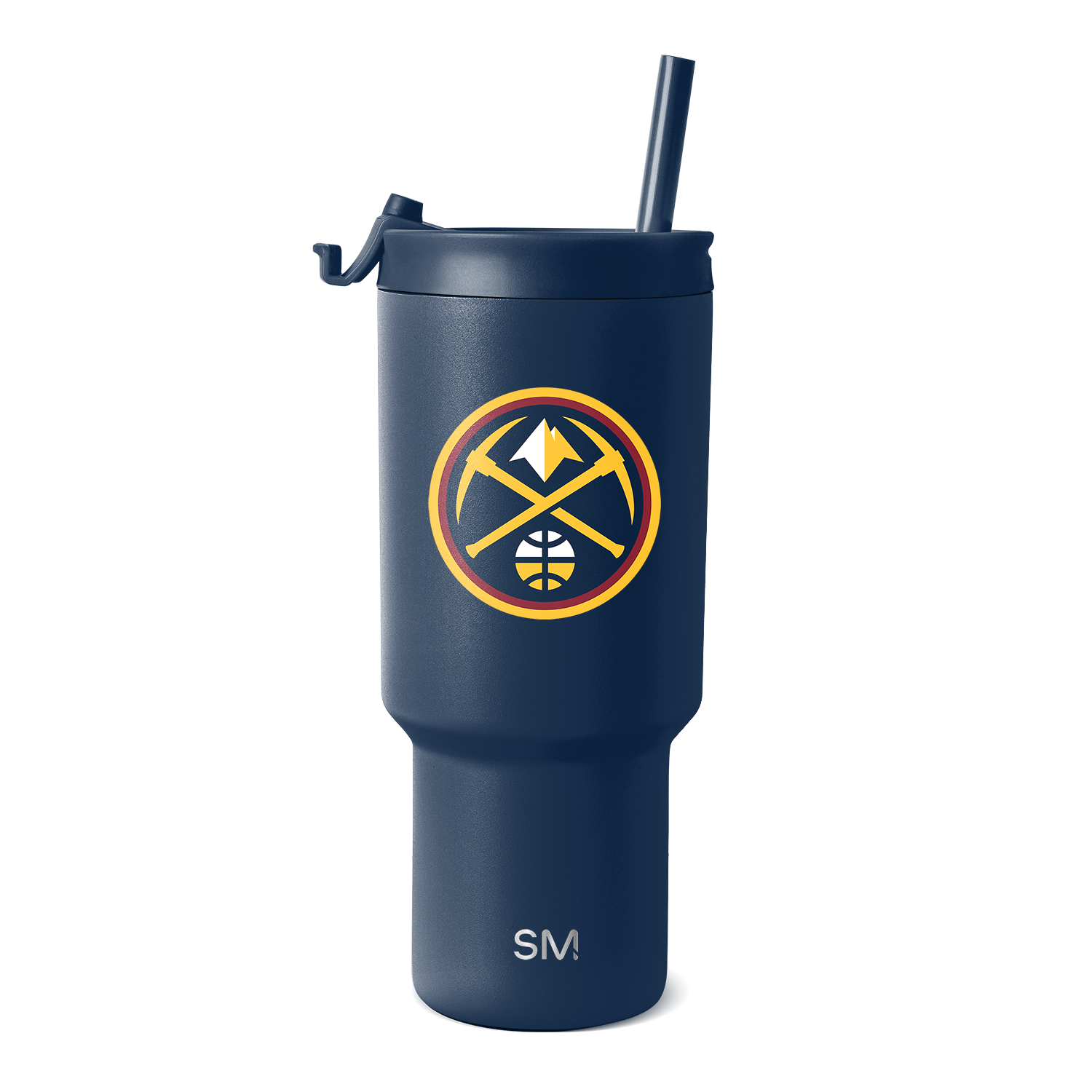NBA Trek Insulated Tumbler with Flip Lid - 20oz Stainless Steel Water Bottle for Basketball Fans - Perfect for Gym, Work & Outdoor Activities
