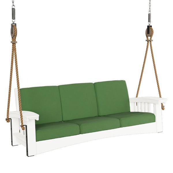 Mission Sofa Rope Swing - Indoor/Outdoor Hanging Chair for Relaxation - Perfect for Backyard, Patio, or Living Room