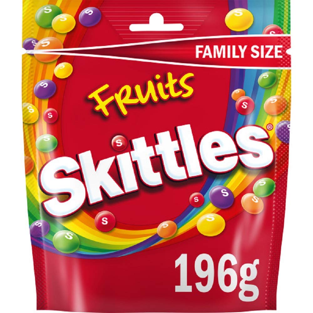 Original Skittles Fruit Candy - 174g Pack (14-Pack Bulk) | Perfect for Halloween Treats, Party Favors & Office Snacks
