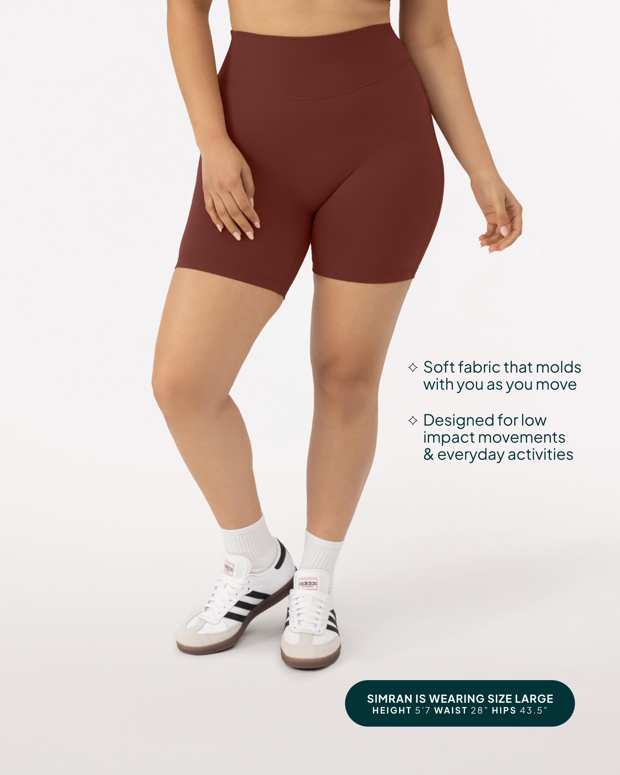 Buttery Soft High Waisted Yoga Shorts for Women - 4