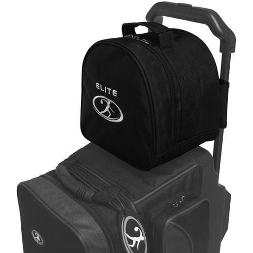 ELITE Add On Black Bowling Bag - Premium Bowling Accessory for Men & Women - Perfect for League Play, Tournaments & Casual Bowling