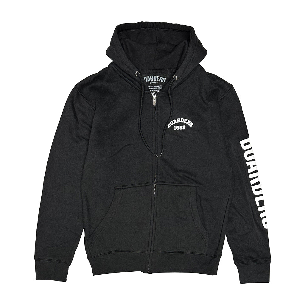 Bold Arch Full Zip Hoodie for Men & Women - Black | Comfortable & Stylish Pullover for Casual Wear, Outdoor Activities & Street Fashion