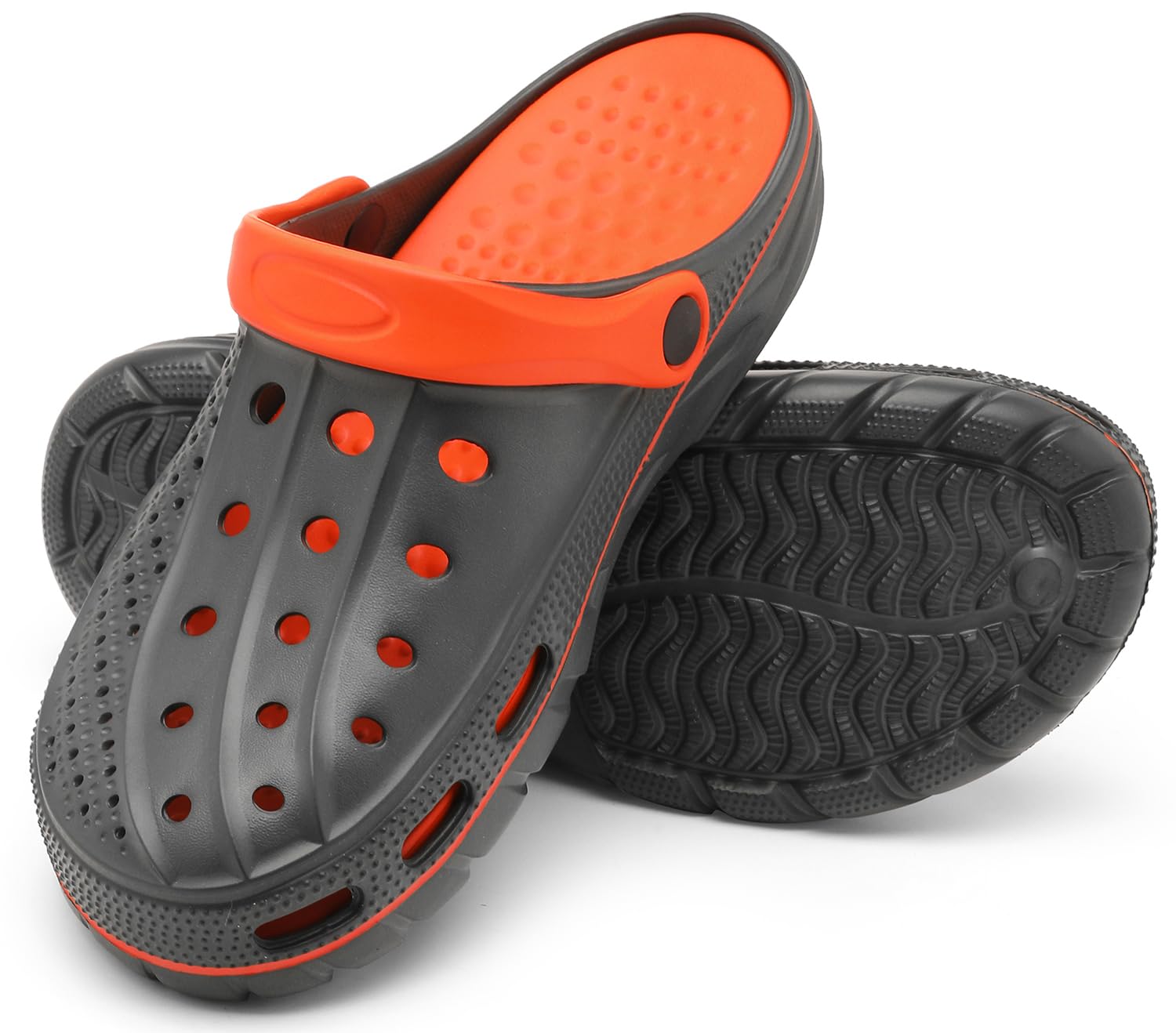 ChayChax Arch Support Clogs for Men & Women - Slip-On Garden Shoes with Removable Cushion Footbed - Comfortable Outdoor Beach Slippers for Walking, Gardening & Relaxation