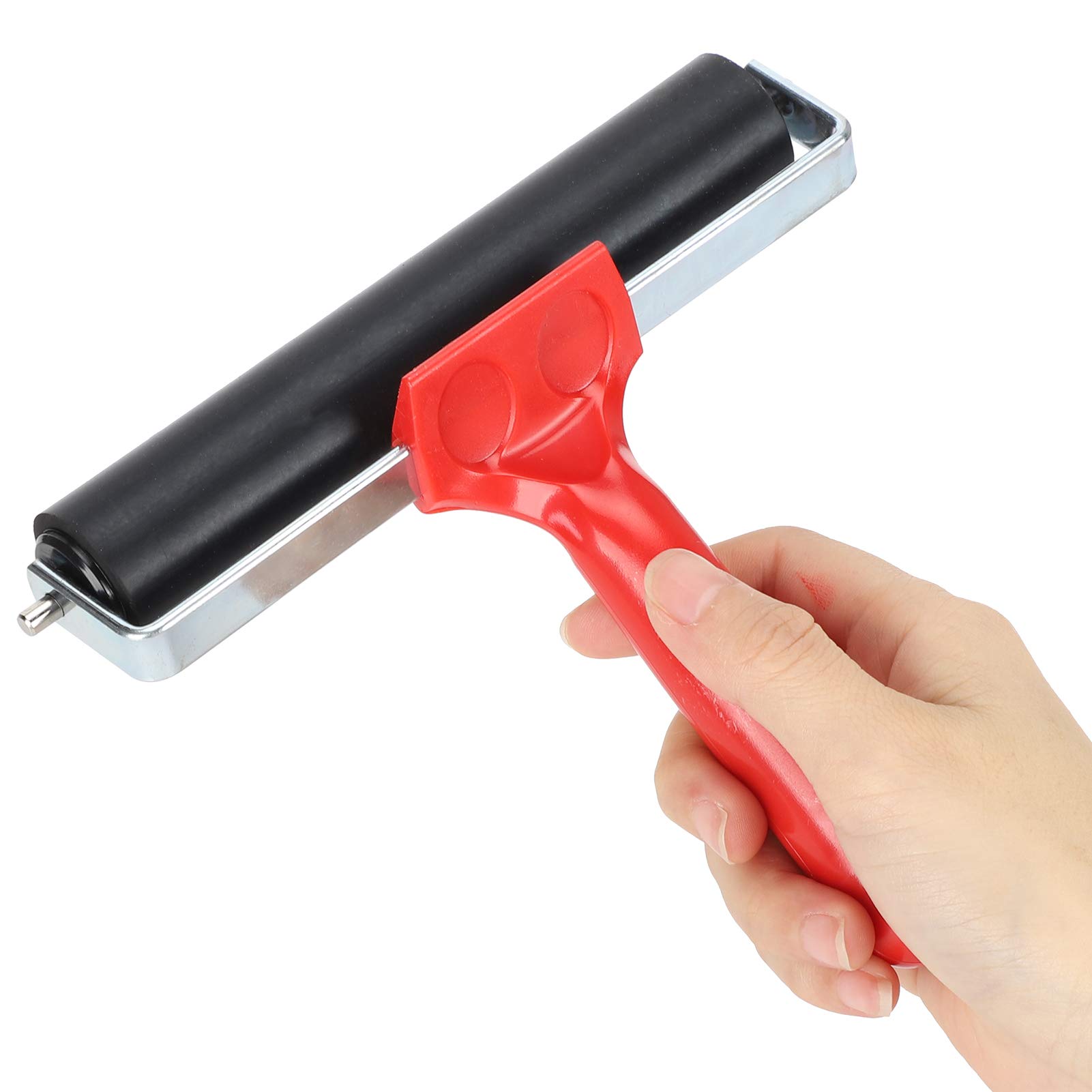 Rubber Brayer Roller - 15cm Art Ink Painting Roller for Printmaking, Block Printing & Screen Printing | Perfect for Crafts, DIY Projects & Professional Artwork