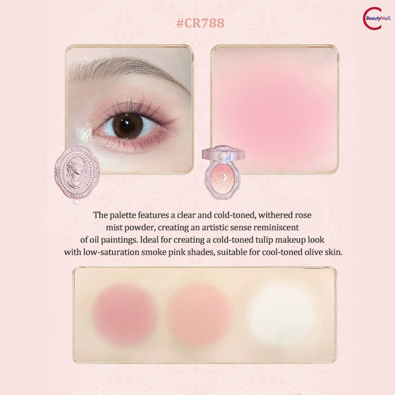 COLORROSE Oil Painting Series Blush - High Pigment Long Lasting Blush for Cheeks | Perfect for Everyday Makeup & Special Occasions