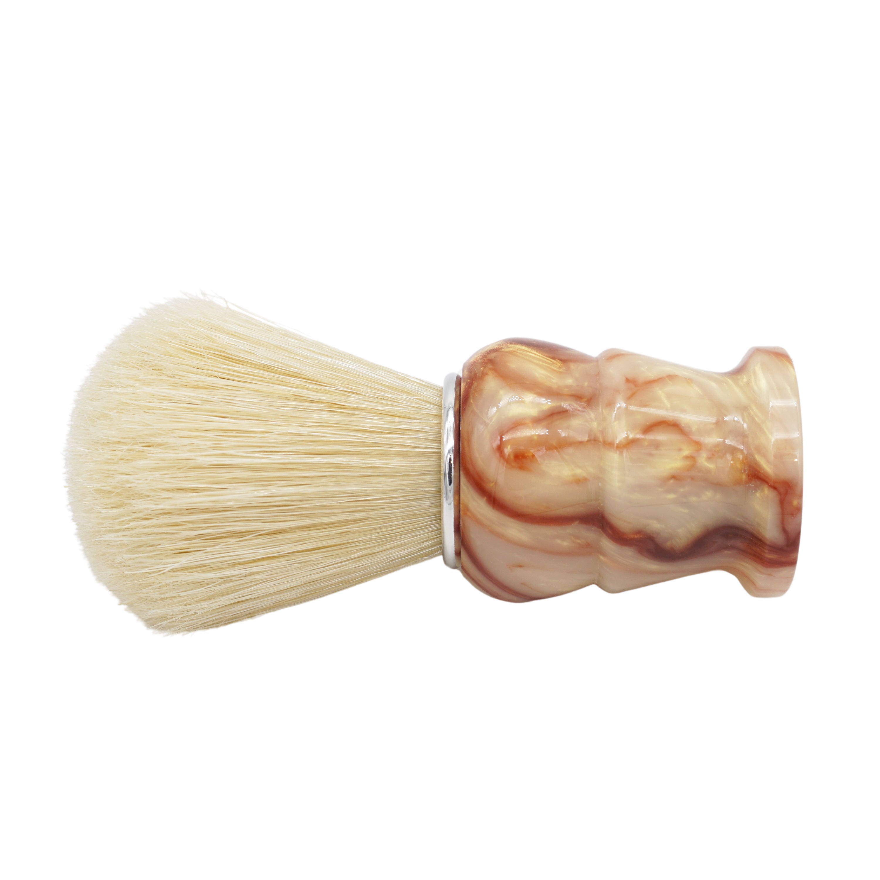 Premium 24mm Semogue SOC Boar Shaving Brush with Crushed Mud Resin Handle #86 by AP Shave Co. - Handcrafted by Shavemac for Luxury Wet Shaving & Grooming Gifts