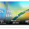TCL 43 Inch FHD Smart Android Frameless TV with Streaming Apps - Perfect for Living Room, Bedroom & Home Theater Entertainment