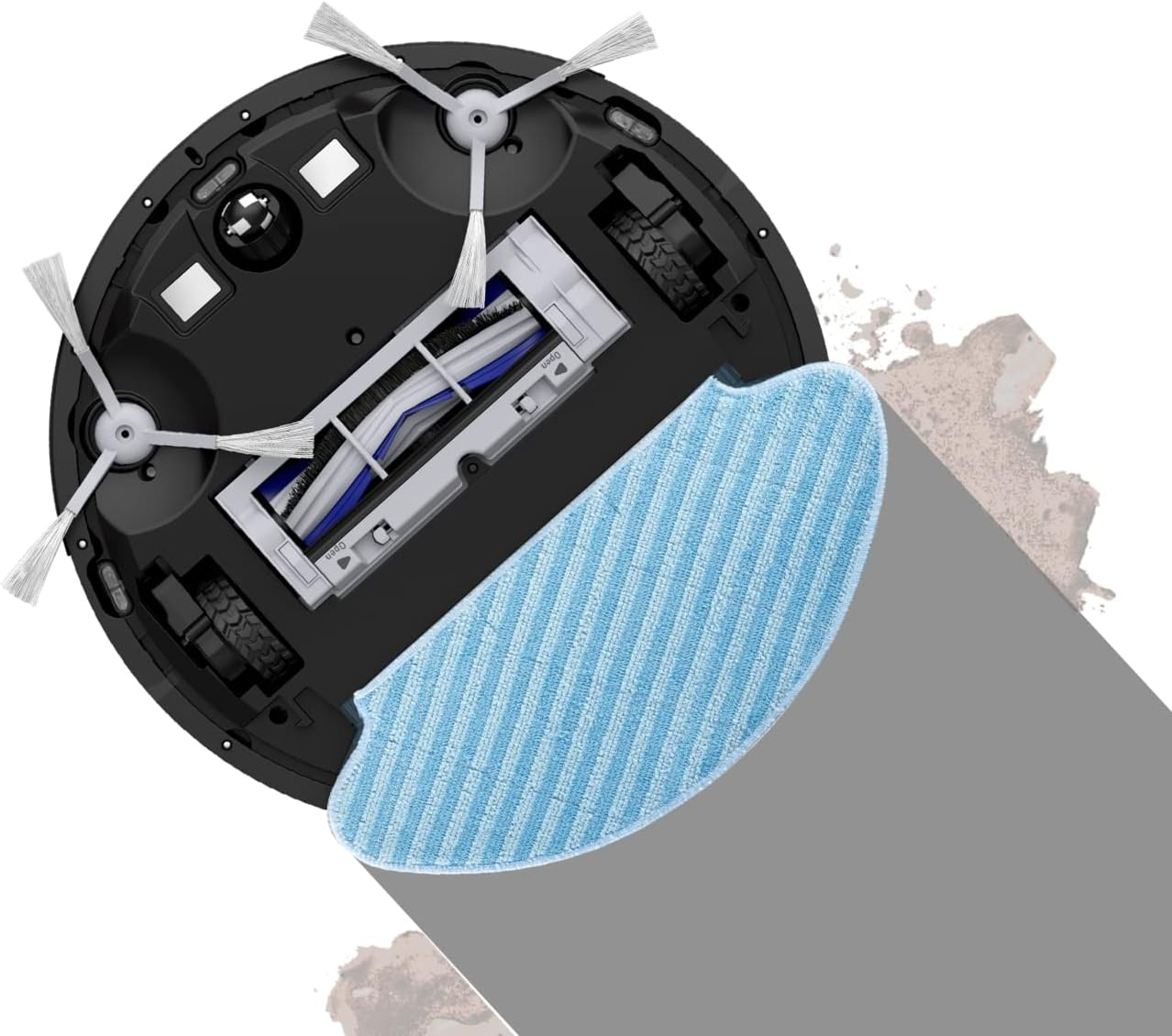 Tefal X Plorer 2-in-1 Robot Vacuum and Mop Cleaner, Ultra Slim Series60 - Smart Home Cleaning for Hardwood Floors & Carpets