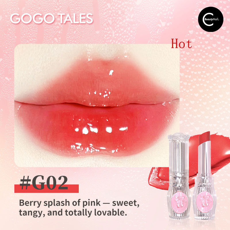 Gogotales Little Gem Ballet Gloss Lipstick - Hydrating Shine Lipstick with Sheer Color, Vegan & Cruelty-Free - Perfect for Everyday Wear, Date Night & Special Occasions