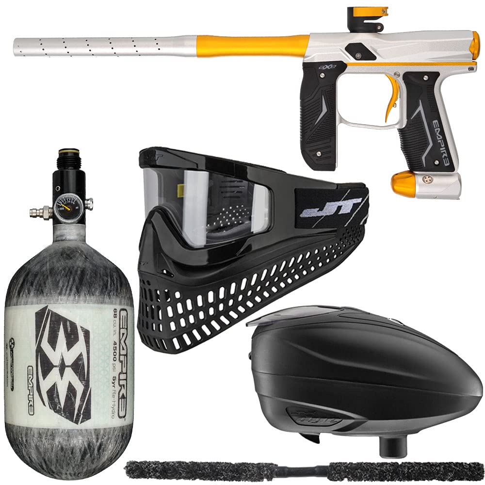 Action Village Empire Axe 2.0 Ultimate Paintball Gun Kit - Complete Paintball Package for Tournaments & Outdoor Games