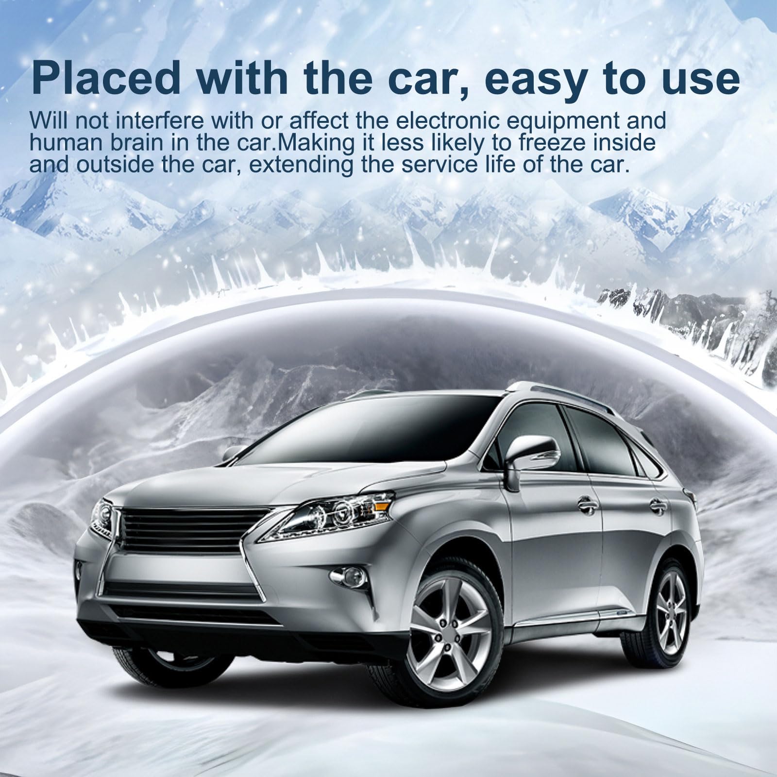 Car Windshield Deicer - Electromagnetic Snow Removal & Anti-Ice Device for Auto Glass | Quick Winter Defroster for Cars, Trucks & SUVs | Perfect for Cold Weather & Frosty Mornings