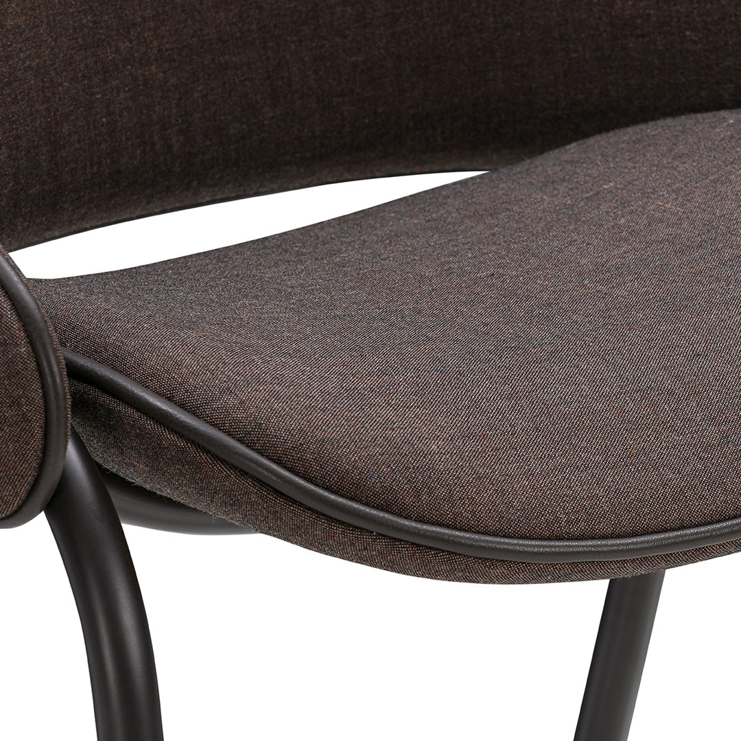 Modern Folium Counter Stool - Adjustable Height Bar Stool for Kitchen Island, Breakfast Nook & Home Decor - Comfortable PU Leather Seat with Metal Base - Perfect for Dining, Entertaining & Small Spaces