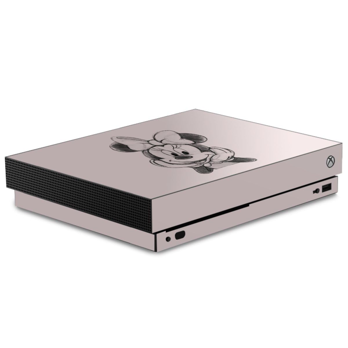 DeinDesign Skin Compatible with Microsoft Xbox One X - Minnie Mouse Official Licensed Disney Sticker Decal - Perfect for Gaming, Collectibles & Disney Fans