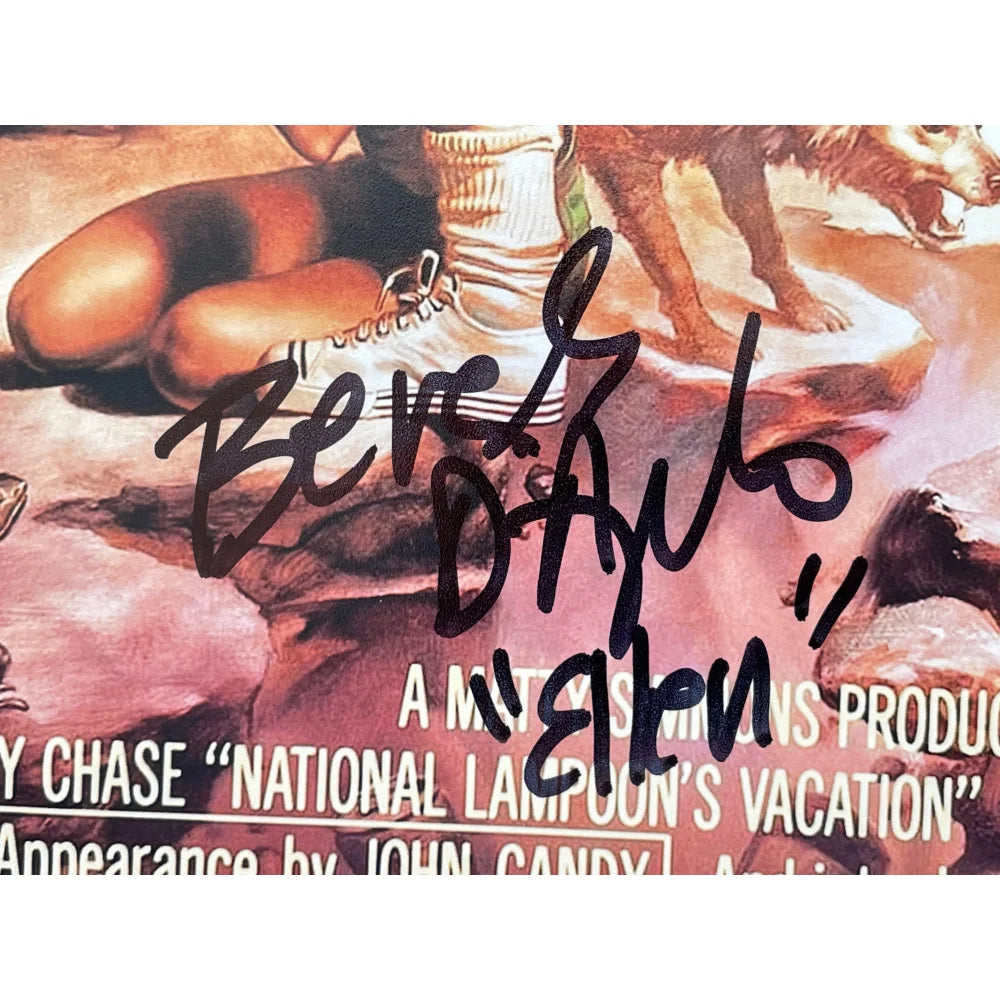 Chevy Chase & Beverly D'Angelo Signed Vacation Movie Poster 11x17 - JSA Certified Autograph Collectible for Movie Memorabilia Fans & Home Theater Decor