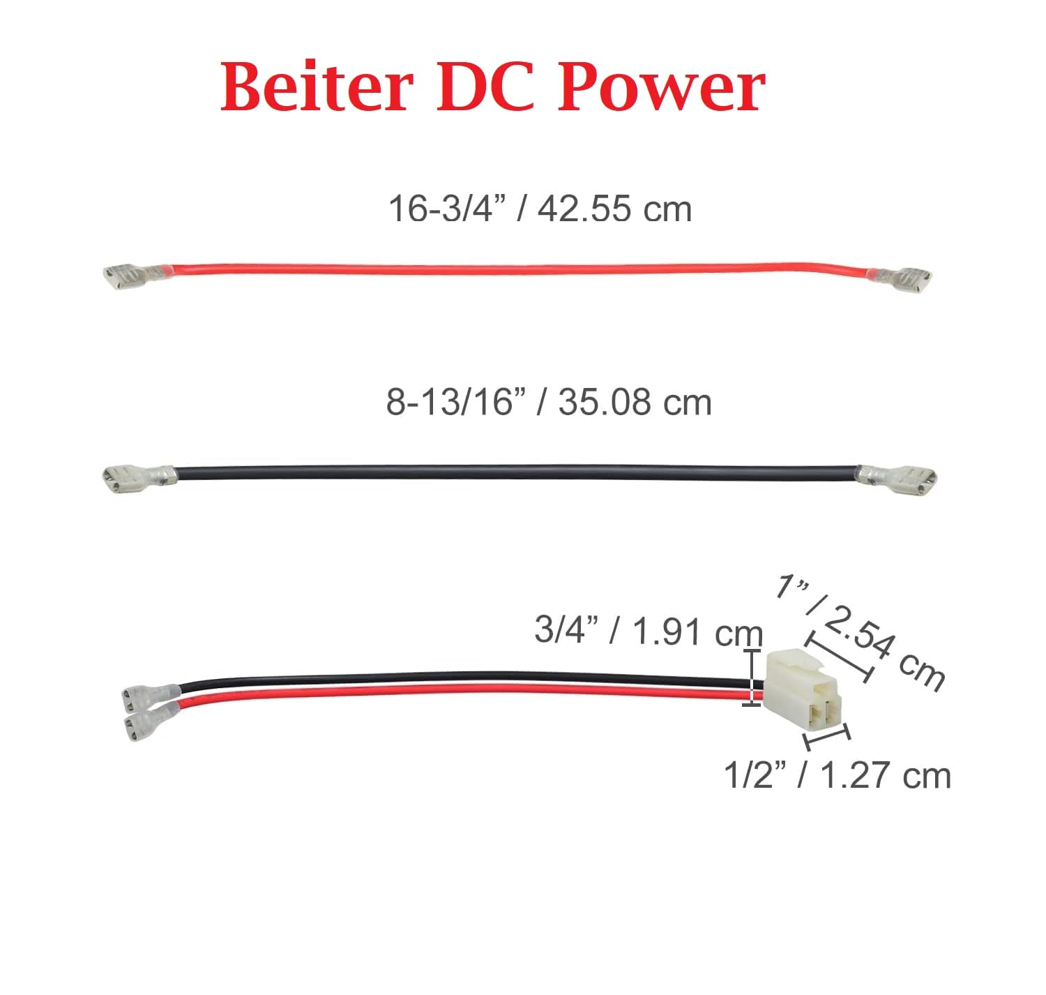 Beiter DC Power 12V 5AH Rechargeable Battery Pack for Razor E100 Electric Scooter - 2 Pack with Wiring Harness (Not Compatible with E100 Power Core) | Perfect for Kids' Electric Scooters, Outdoor Rides & Commuting