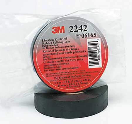 2242-3/4X15ft Electrical Tape - 30 Mil Thick, 3/4 Inch x 15 Feet, Pack of 24 - Waterproof Insulation Tape for Electrical Wiring, DIY Repairs, and Home Improvement Projects