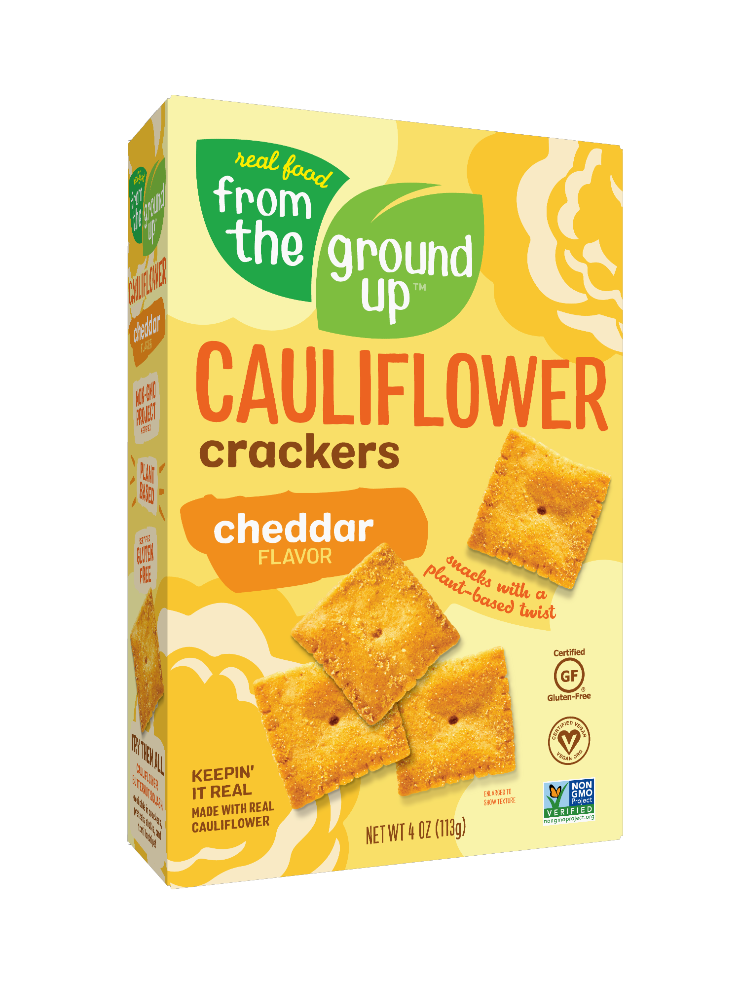 Delicious Cheddar Cauliflower Crackers - Gluten-Free, Low Carb Snack for Healthy Eating | Perfect for Keto Diet, Weight Loss & On-the-Go Snacking