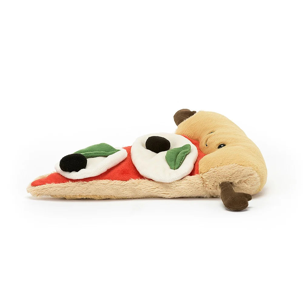 Amuseable Slice of Pizza Plush Toy - Cute & Soft Stuffed Pizza Slice for Kids & Adults - Perfect for Gifts, Room Decor, and Cuddling