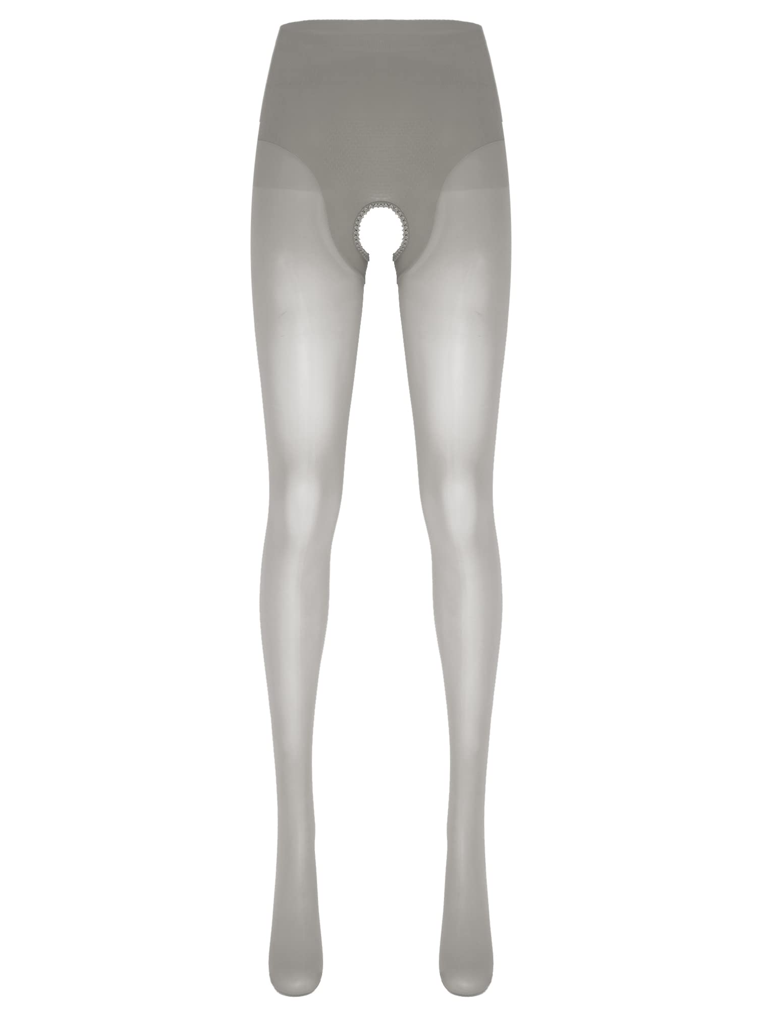 Linjinx Women's Sheer Pantyhose Tights - Mesh Stockings with Crotch Opening, Stretchy See-Through Leggings for Everyday Wear, Office & Special Occasions