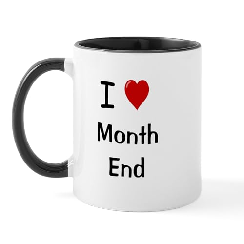 White/Black Inside - Financial Accountant Mug I Love Month End Mug