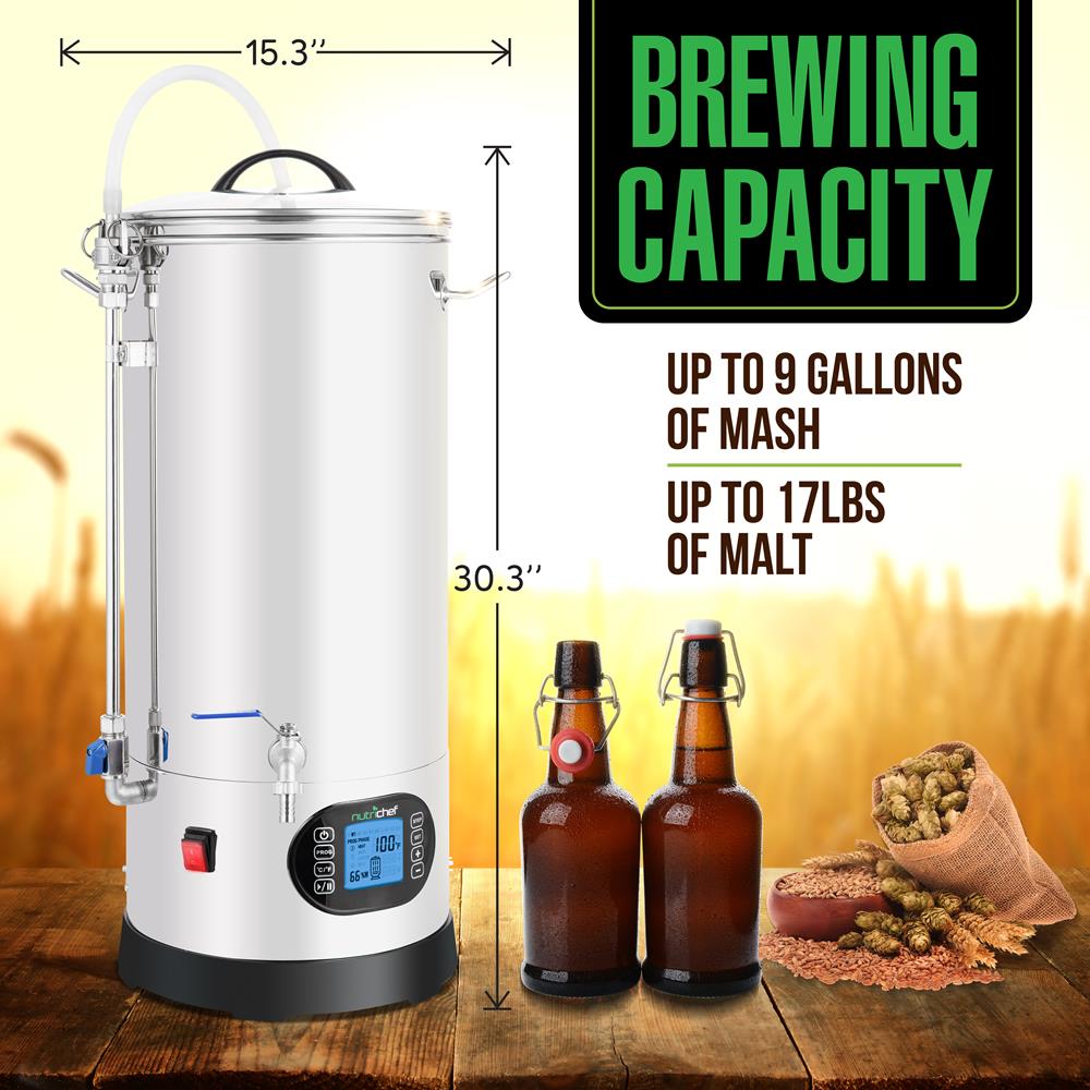 Automatic Home Brewing Machine - Easy DIY Beer & Coffee Maker for Home, Bar, or Office | Perfect for Beginners & Enthusiasts | Compact & Efficient Brewing System