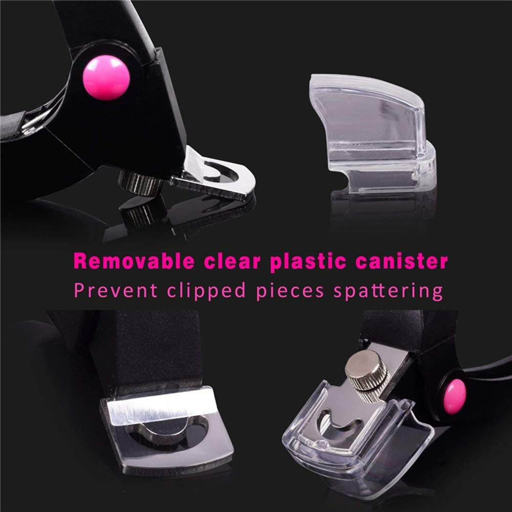 Professional Stainless Steel Nail Tip Clipper & Edge Cutter - Acrylic Fake Nail Trimmer for Manicure, Sharp Blade DIY Nail Art Tool | Perfect for Salon, Home Use & Nail Beauty Design