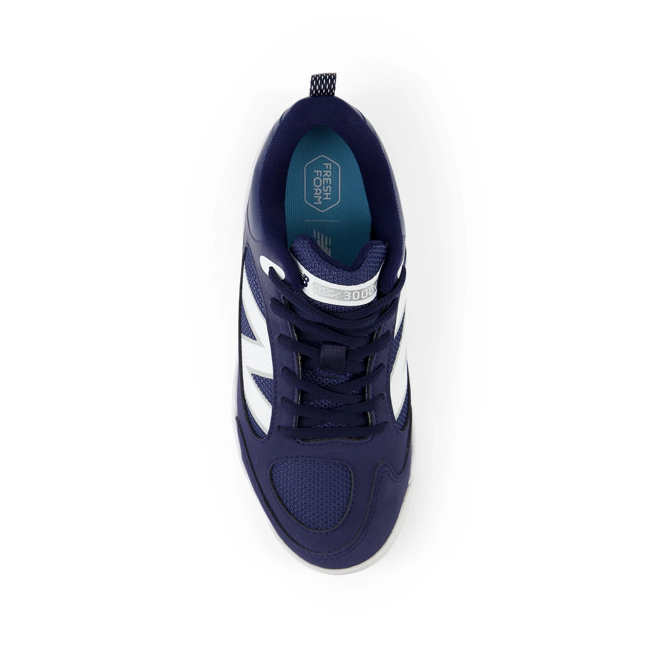 New Balance 3000v7 Youth Baseball Cleats - Navy Blue Molded Cleats for Kids - Perfect for Little League Games & Baseball Practice