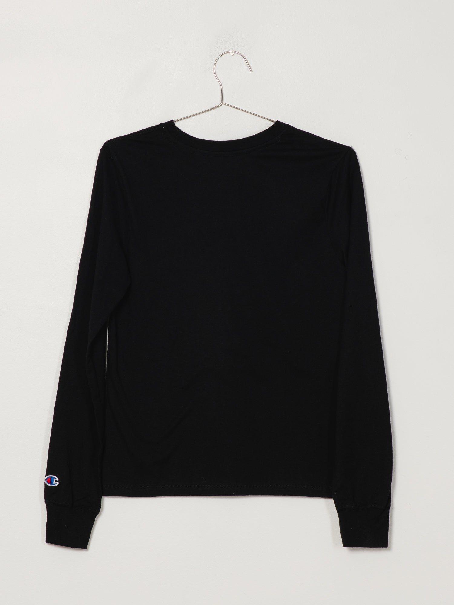 Champion Classic Script Long Sleeve T-Shirt for Men & Women | Soft Cotton Crewneck Tee | Vintage-Inspired Casual Wear for Everyday Outfits, Lounge & Street Style