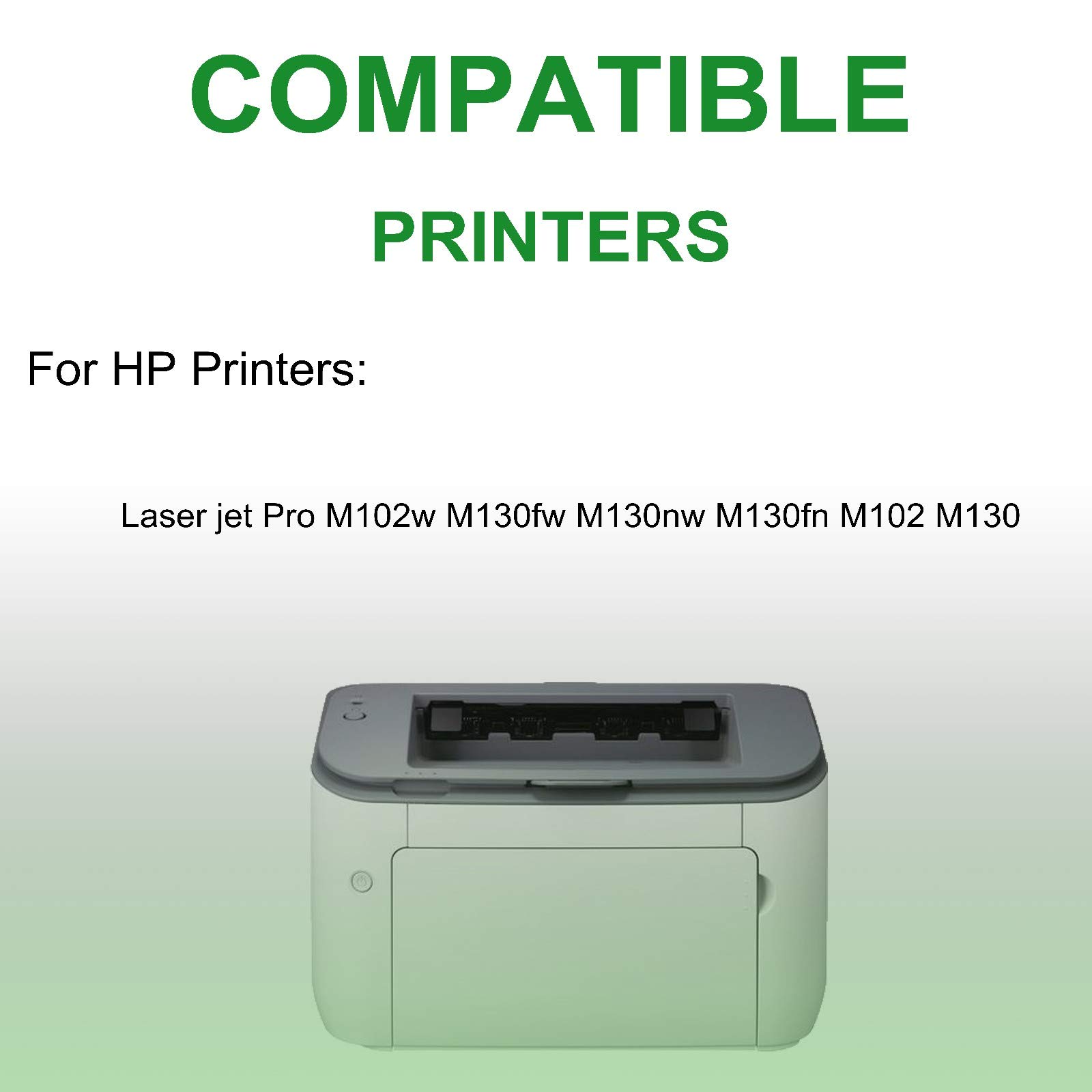 High Yield 19A CF219A Compatible Drum Unit (1 Pack, Black) for HP M102w & M130fw Printers - Perfect for Home & Office Printing Needs