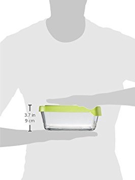 Anchor Hocking 4.75-Cup Rectangular Food Storage Containers with Green TrueSeal Lids - Airtight Kitchen Organizers for Meal Prep, Leftovers & Pantry Storage