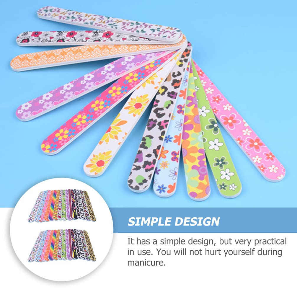 FOMIYES 50pcs Professional Nail Files & Buffers Set - Manicure Pedicure Tools for Nail Polishing, Shaping & Shining - Nail Art Supplies for Gel Polish & Home Care - Perfect for Salons, DIY Nails & At-Home Grooming