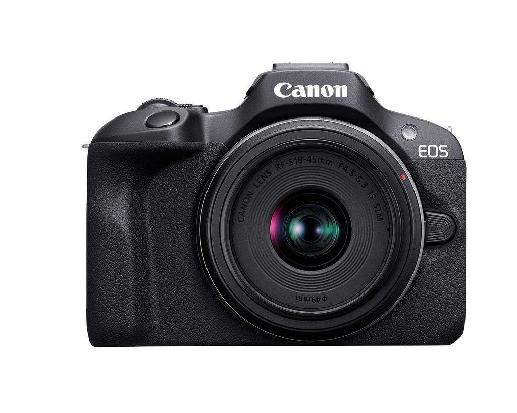 Canon EOS R100 Mirrorless Camera with RF-S 18-45mm f/4.5-6.3 IS STM Lens Kit - Perfect for Vlogging, Travel Photography & Content Creation