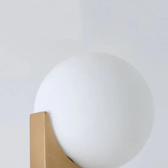 Modern Two-Headed Glass Sphere Floor Lamp - Elegant Home Decor for Living Room, Bedroom, or Office Lighting