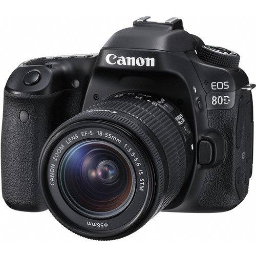 Canon EOS 80D DSLR Camera with 18-55mm IS STM Lens Kit - Professional Photography for Beginners, Vlogging & Travel - USA Version with Warranty