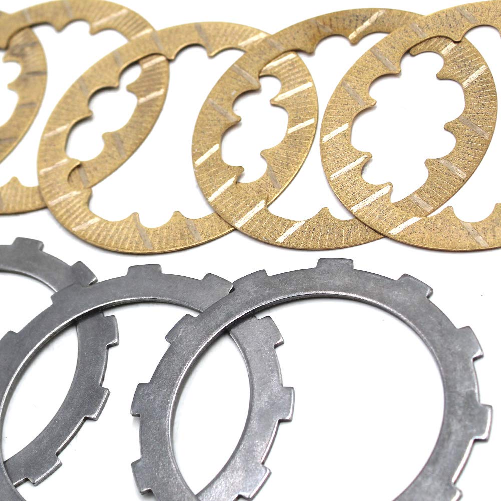 Road Passion Clutch Friction & Steel Plates 9-Piece Kit - Compatible with KTM 50 SX/SX MINI/SXS 2013-2015 - Dirt Bike & Off-Road Motorcycle Performance Upgrade